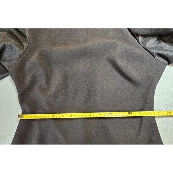 LIKELY Womens 8 Clover Balloon Sleeve Minidress In Black NWT - Picture 9 of 12